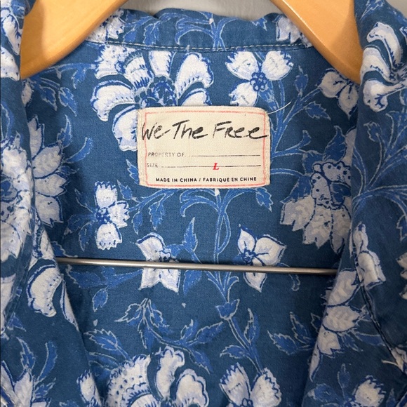 Free People We the Free Go With it Stripe Hoodie Jacket Size L - Picture 2 of 8